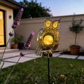 TODAY'S SPECIAL OFFER-50% OFF🔥Outdoor Solar-Powered Kinetic Metal Owl Light