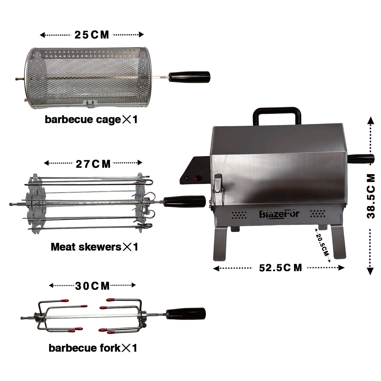 Blaze For F3 Electric rotating oven