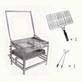 Blaze For F1 Adjustable Charcoal Rotating Grill
