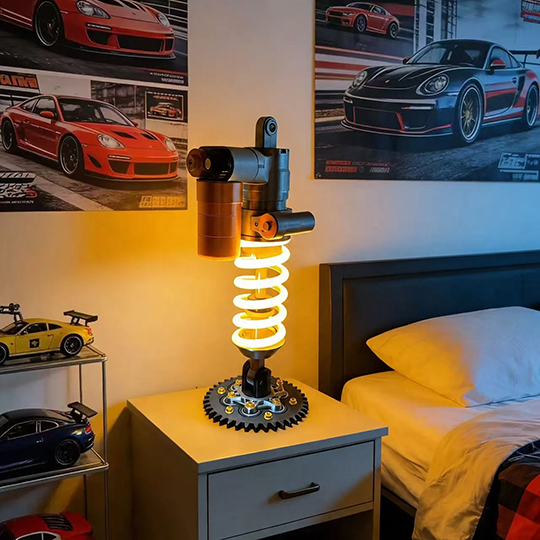 🚗 Shock Absorber LED Lamp – The Ultimate Gift for Car Lovers