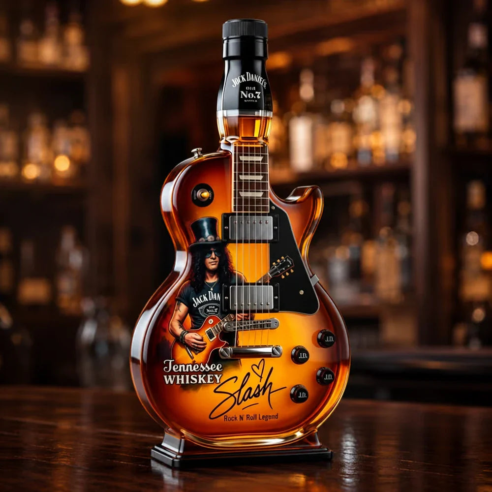 Vintage Sunburst Guitar Spirit Decanter