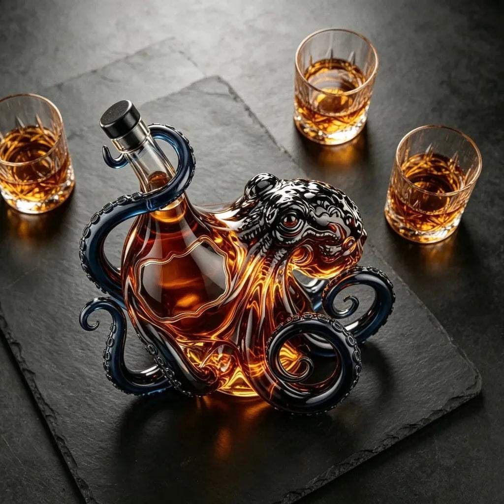 🎁Rum Edition 3D Octopus Bottle 🐙🥃