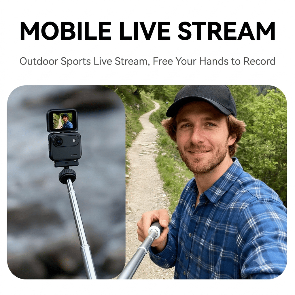 🎥 Tiny 4K Action Camera: Ultra-Lightweight Wearable POV Recorder with FlowState Stabilization – Magnetic Mounting System & Waterproof Design for Vlogging & Adventures 🌍