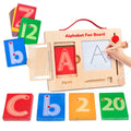 ✍️Wooden Alphabet & Number Tracing Board | Visual Learning Tools & Complete Set
