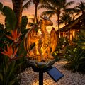 🐉Solar Dragon Garden Statue Light – Golden Ember Fantasy Outdoor Decor