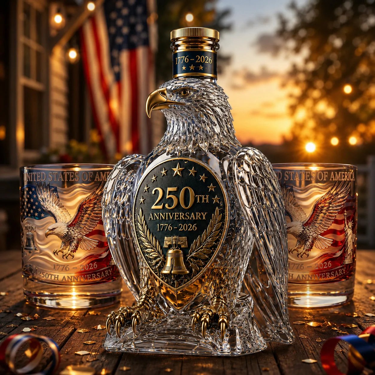 🔥 Flash Sale-49% Off 🦅250th Anniversary Commemorative Bottle🔥Buy 2 Get Free Shipment!!🔥