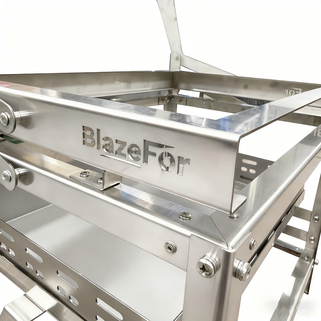 Blaze For F1 Adjustable Charcoal Rotating Grill