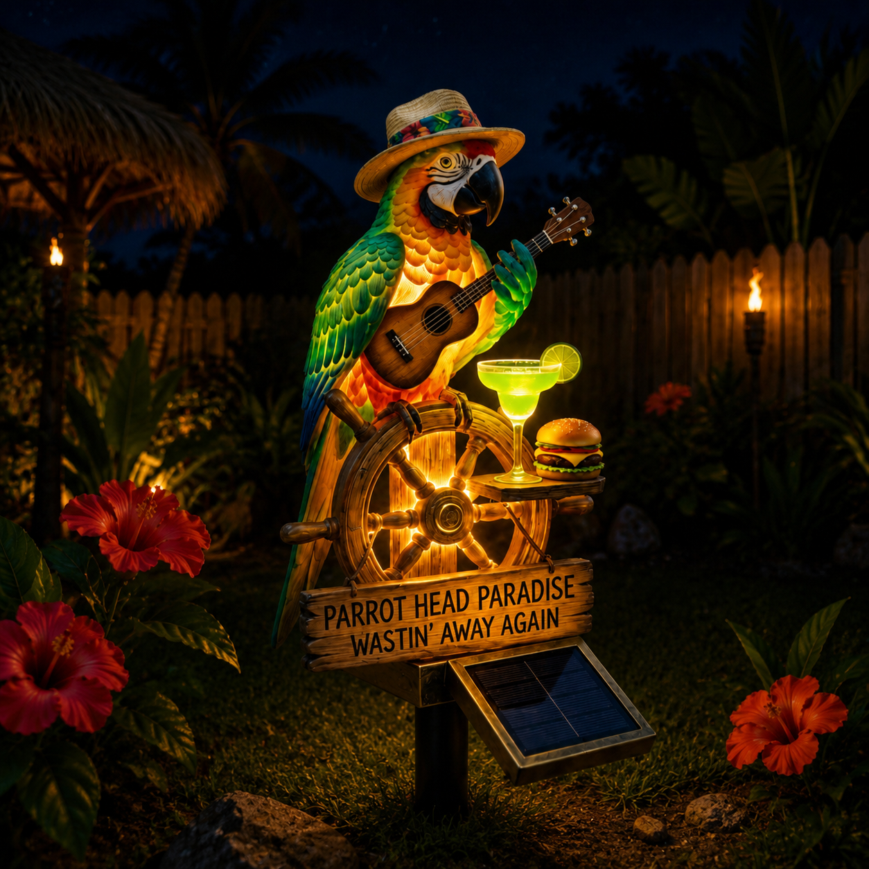 🔥Last Day 70% OFF🔥🌴 PARROT GUITAR SOLAR GARDEN LIGHT