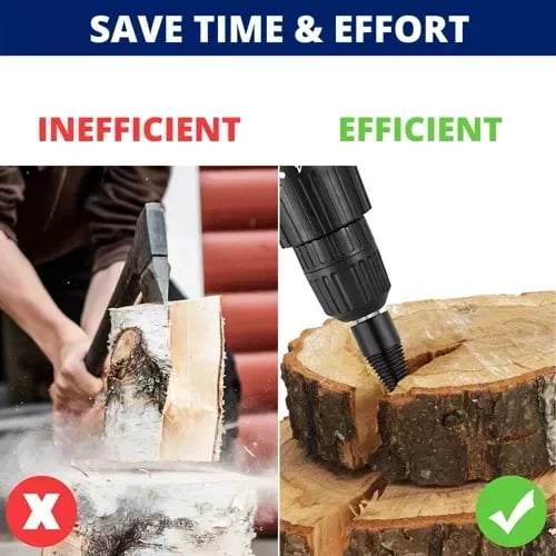 🔥HOT SALE - Wood Log Splitter Firewood Drill Bit