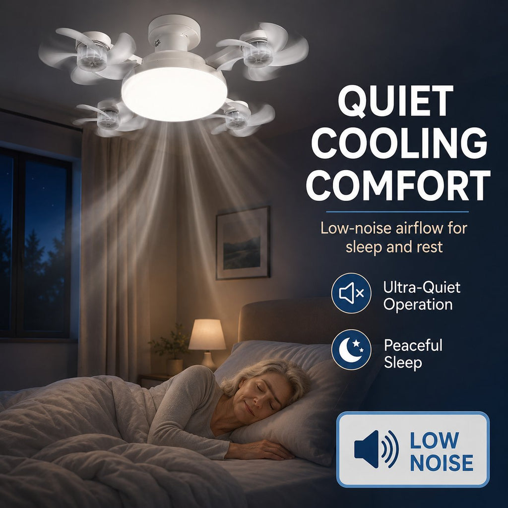 🔥LAST DAY SALE 49% OFF-💡🌀 2-in-1 Energy-Saving Fan Light|Cool Air + Soft Light in One