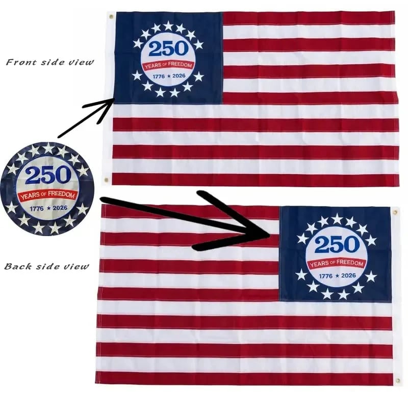 🔥250th Anniversary USA Commemorative Flag (3x5 Ft),Double-sided printing process