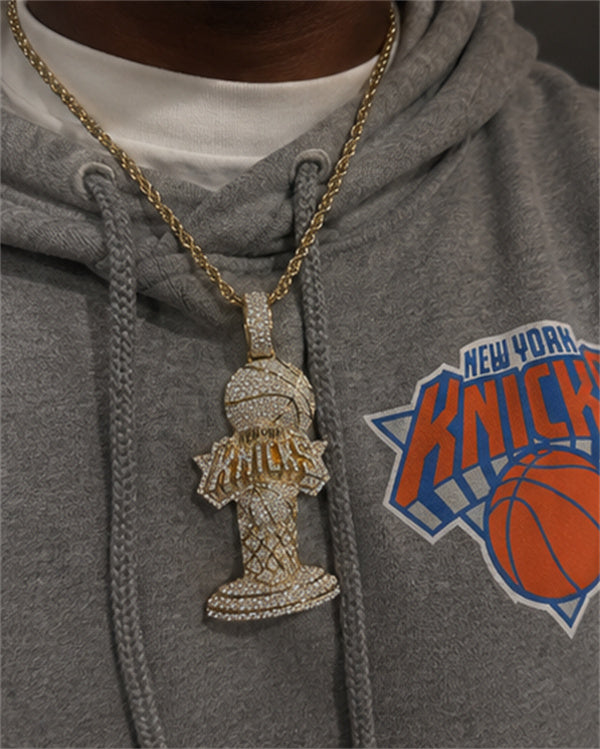 🏆💙Handmade Knicks Championship Trophy Pendant