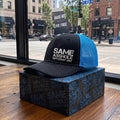 Funny Same Asshole Different Day Embroidered Trucker Hat