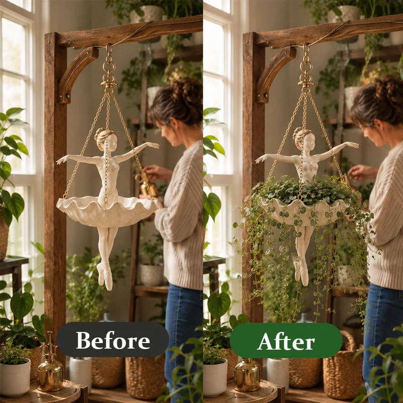 🔥Last Day 49% OFF🔥🍃 🩰 Ballet Dancer Hanging Planter🌿