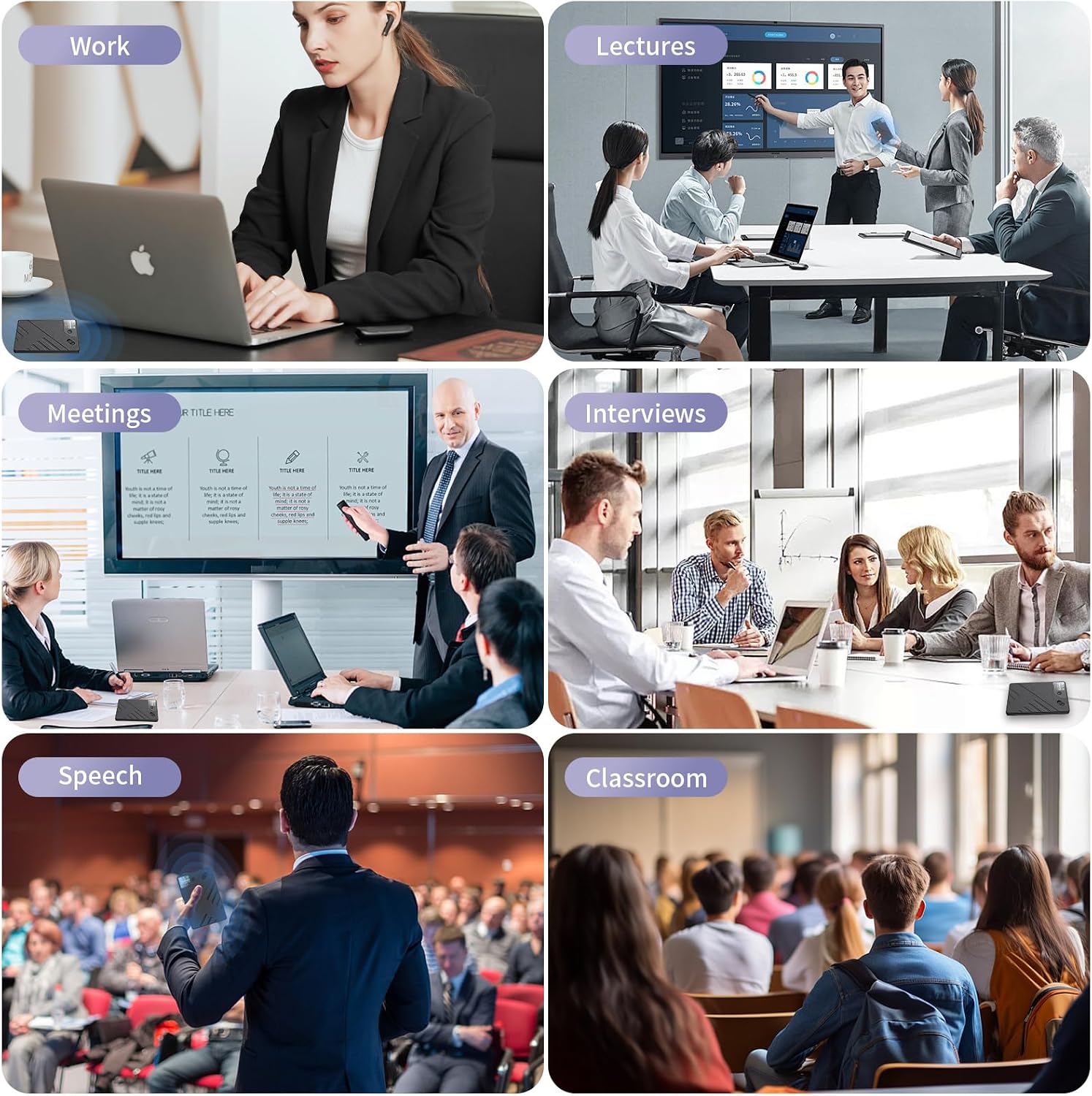 🎙️ AI Smart Voice Recorder: Unlimited Transcription & Multidimensional Summaries – 113 Languages Support for Meetings, Interviews & Lectures – Portable AI Note-Taking Hub ☁️