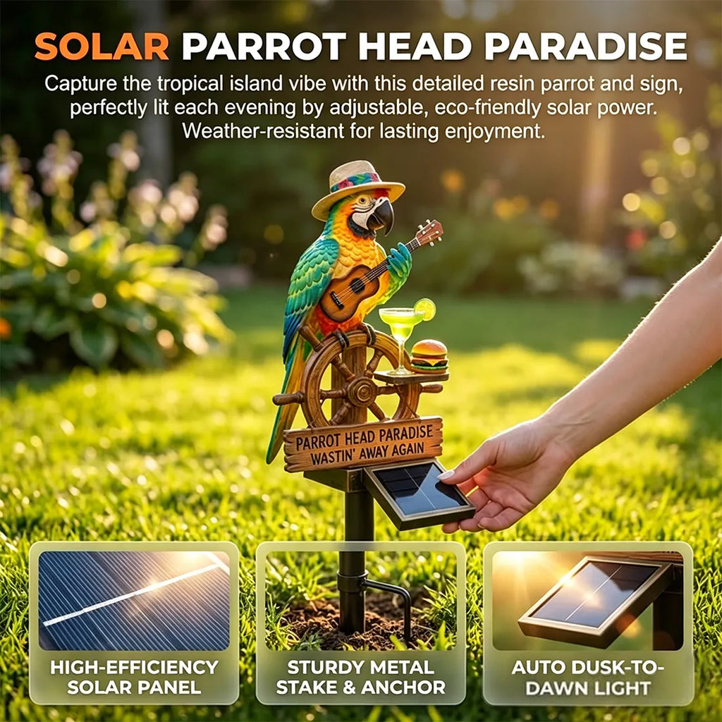 🔥Last Day 70% OFF🔥🌴 PARROT GUITAR SOLAR GARDEN LIGHT