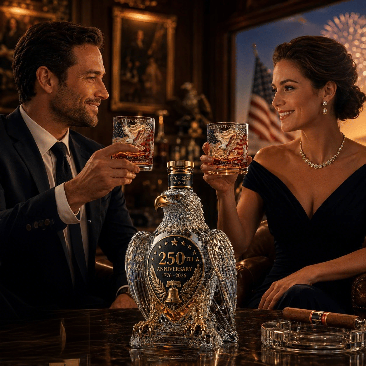 🔥 Flash Sale-49% Off 🦅250th Anniversary Commemorative Bottle🔥Buy 2 Get Free Shipment!!🔥