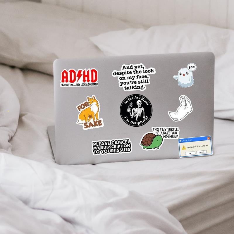 Year-end Promotion  - Set of 130 Pcs Funny Saying Stickers