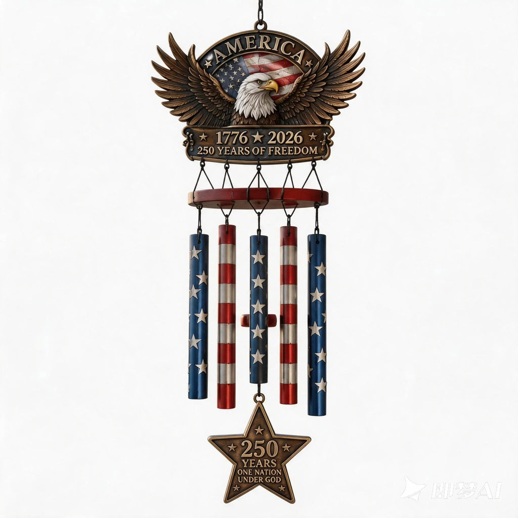💥Flash Sale - Up To 49% Off ⏰ - 250 Years of FreedomTM Commemorate Wind Chime