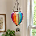 Solar Hot Air Balloon Lantern | Hanging Garden Decor Light