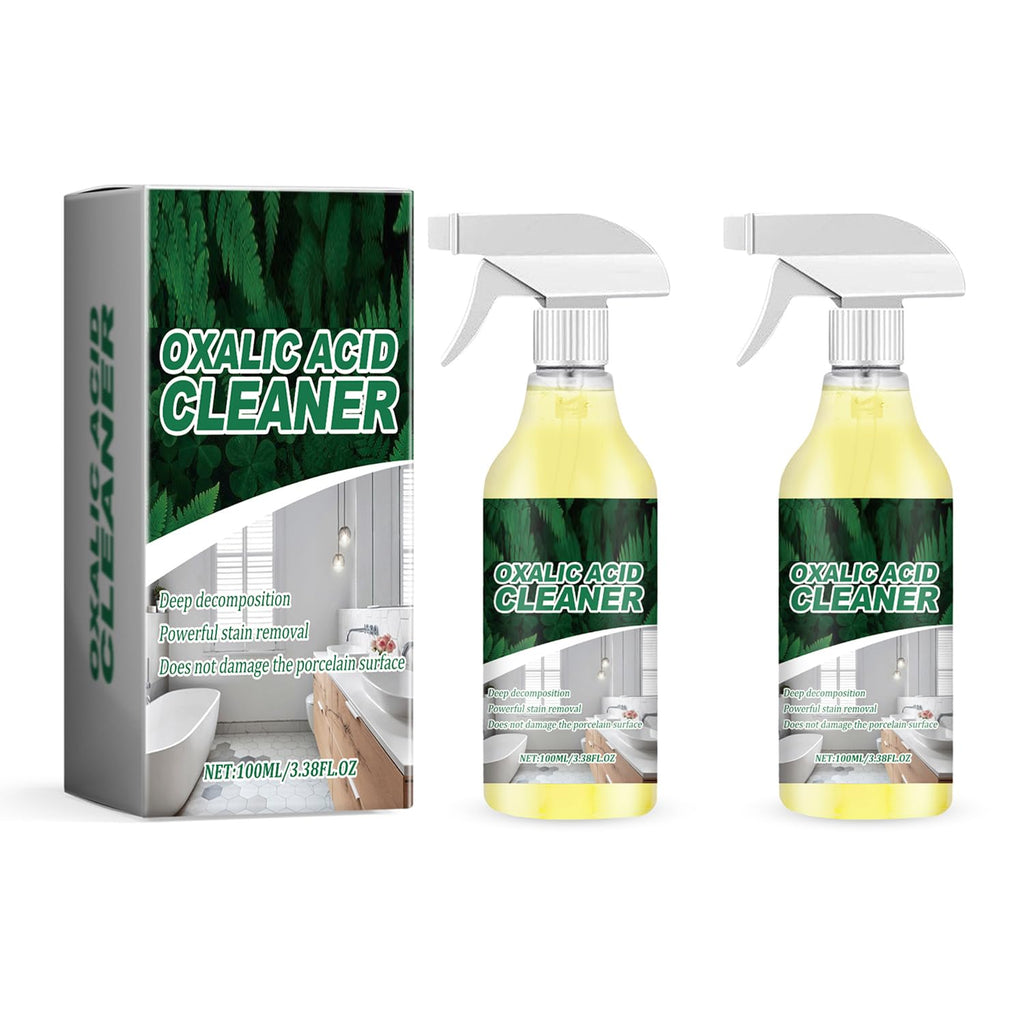 💞50K+ SOLD!💥🔬 【CLEARANCE!】✨✨ Buy 3 Free 2 - 🚽 Oxalic Acid Cleaner, Multipurpose Stain Remover Spray for Bathroom
