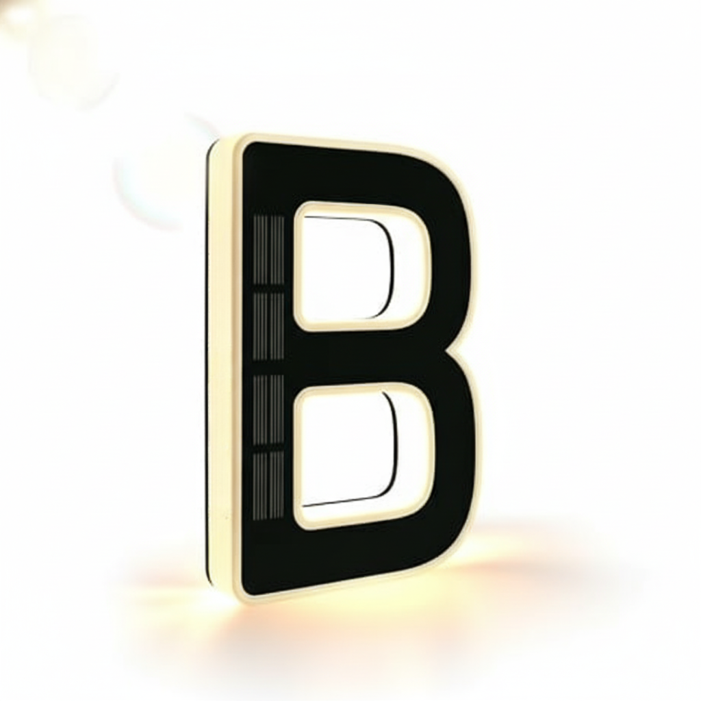 Solar Powered House Address Illuminated Number Signs
