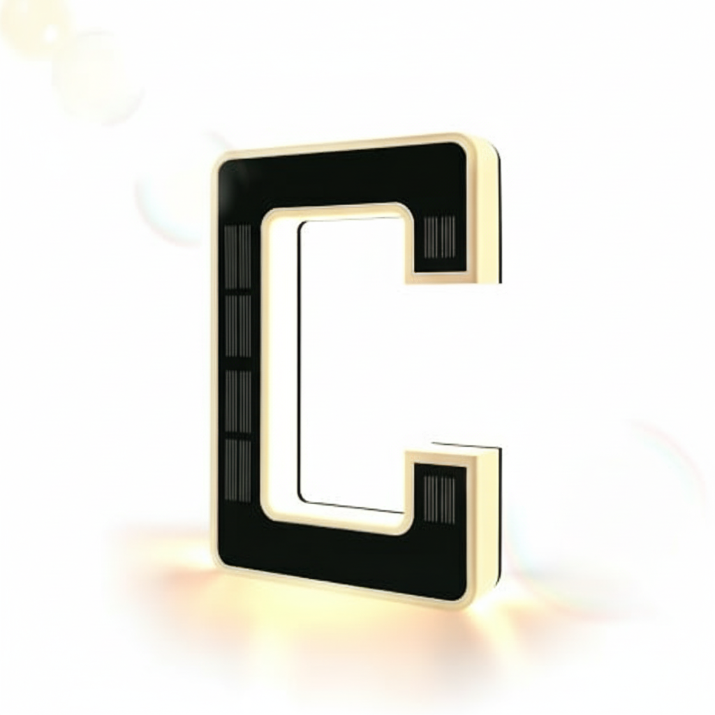 Solar Powered House Address Illuminated Number Signs