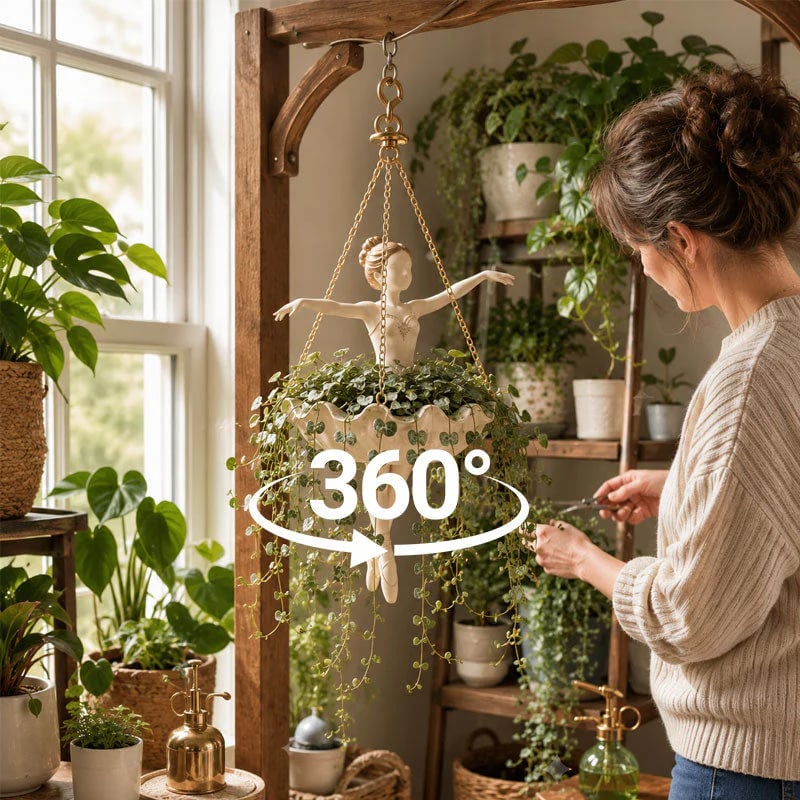🔥Last Day 49% OFF🔥🍃 🩰 Ballet Dancer Hanging Planter🌿