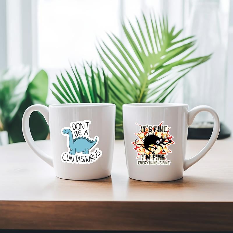 Year-end Promotion  - Set of 130 Pcs Funny Saying Stickers