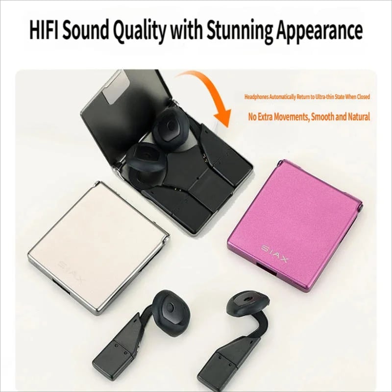 🔥Last Day 49% OFF -🎧Wireless Bluetooth Ultra-thin Foldable Earphones