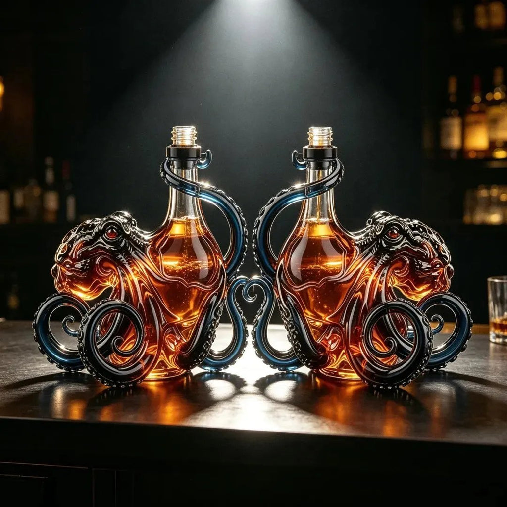 🎁Rum Edition 3D Octopus Bottle 🐙🥃