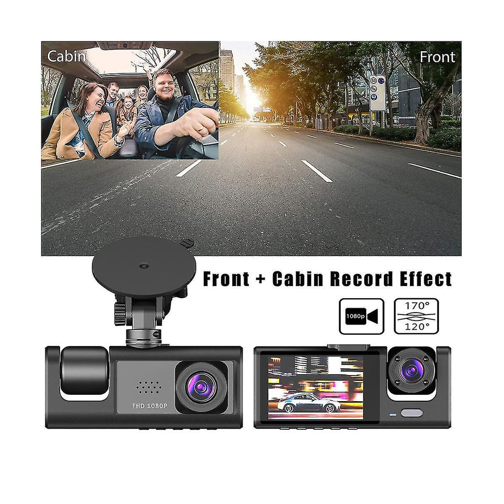 2-Inch Screen Wifi Link 1080P HD Dashcam with Night Vision 2 or 3 Lenses📸
