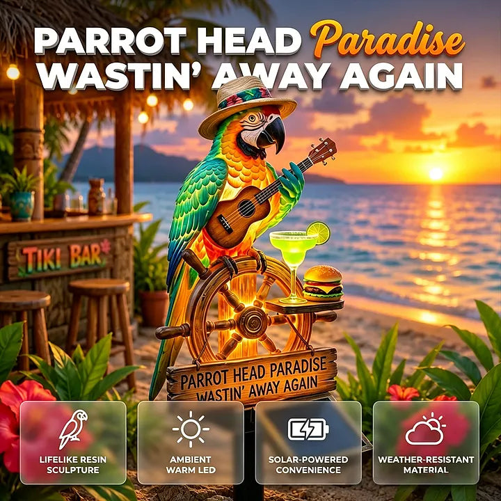 🔥Last Day 70% OFF🔥🌴 PARROT GUITAR SOLAR GARDEN LIGHT