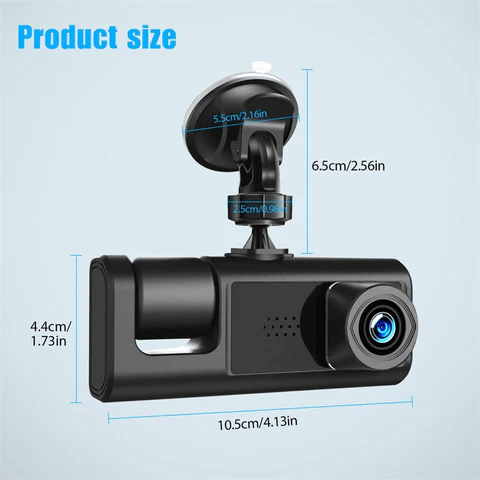 2-Inch Screen Wifi Link 1080P HD Dashcam with Night Vision 2 or 3 Lenses📸