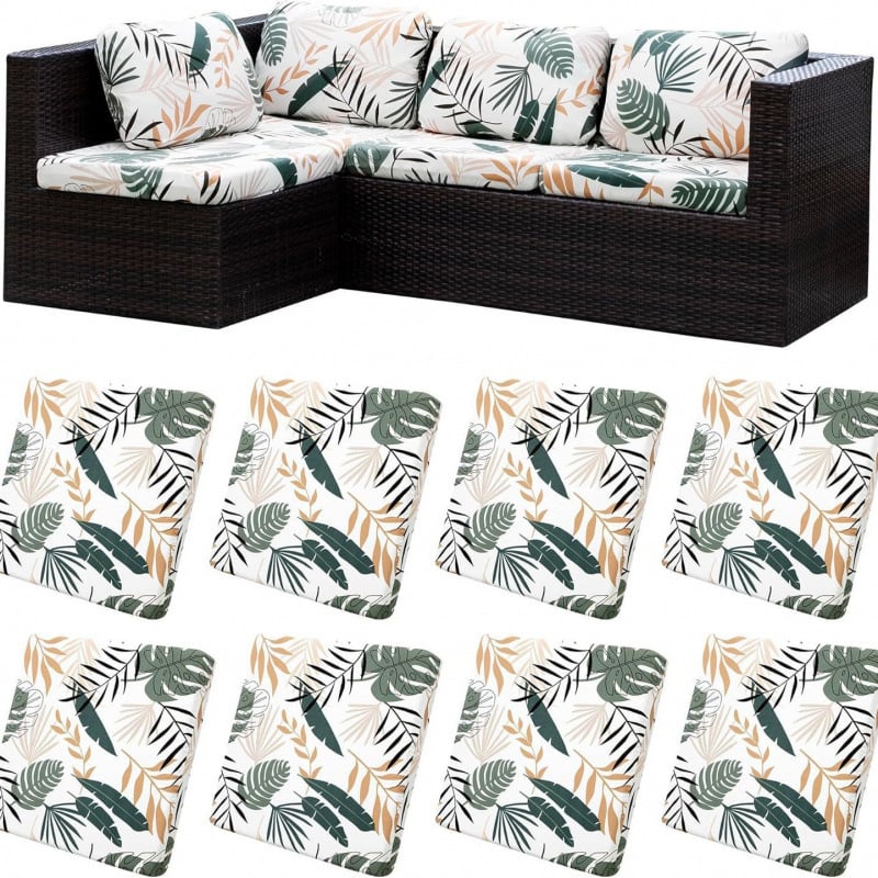 🛋️ Outdoor Patio Sofa Cushion Covers (4 / 8 / 12 PCS) 🔥