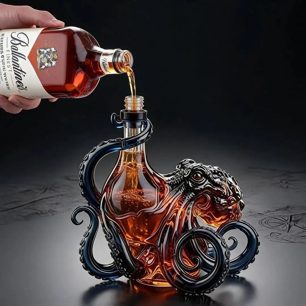 🎁Rum Edition 3D Octopus Bottle 🐙🥃