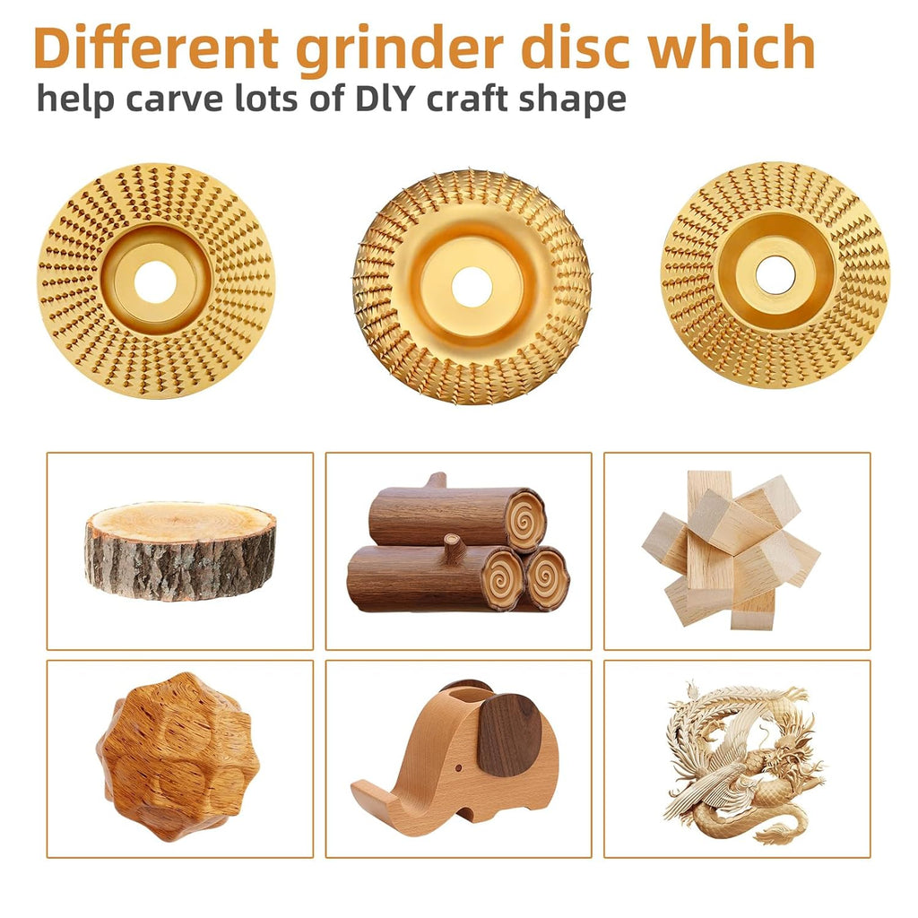 🎉🛠️3PCS Wood Carving Disc Set
